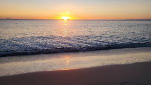 Sonnenaufgang am Platja d'en Bossa