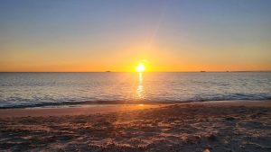 Sonnenaufgang am Platja d'en Bossa