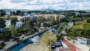 Drohne über Santa Eulalia