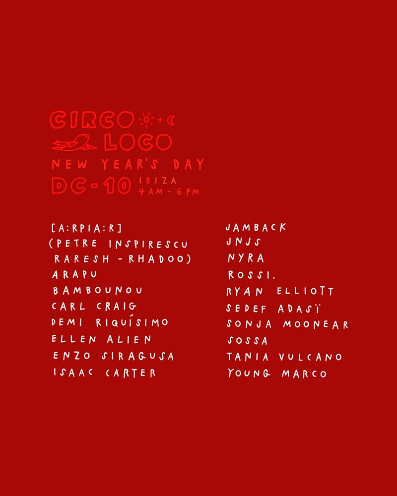 DC 10 Ibiza - New Year's Day