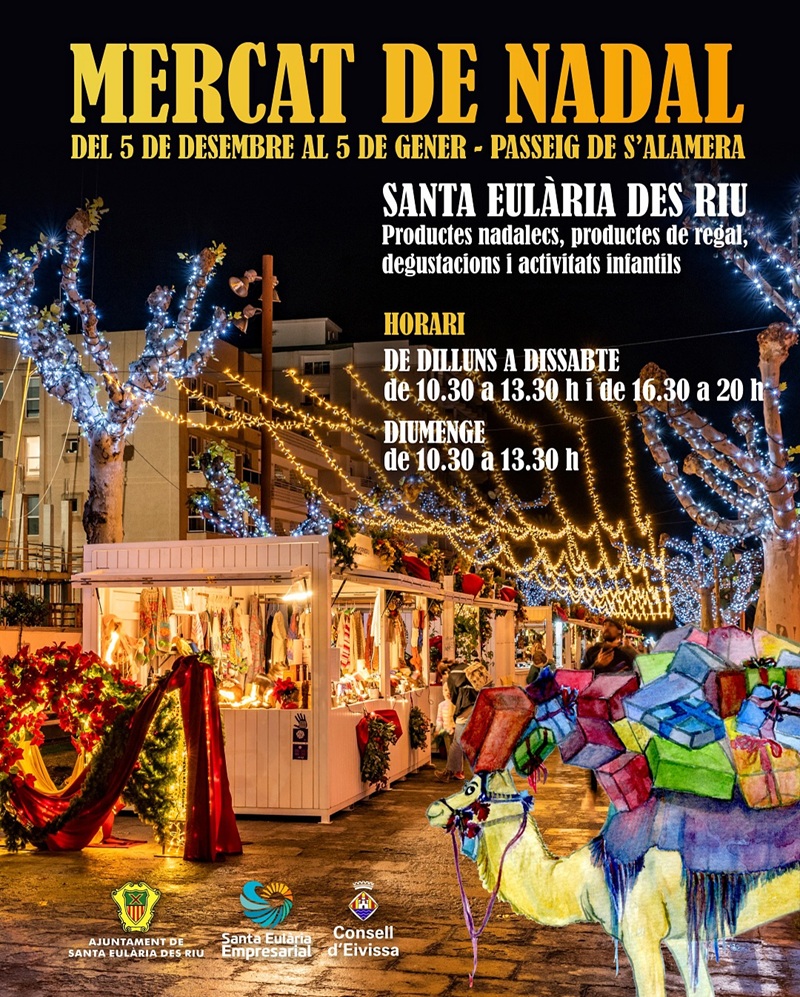 Mercat de Nadal – Weihnachtsmarkt Santa Eulalia