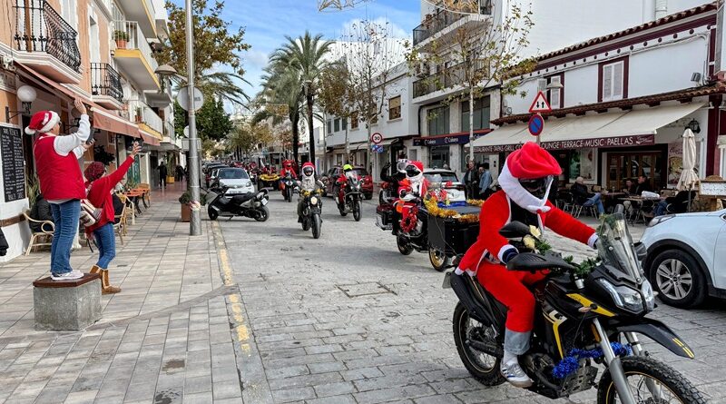 De la Sant Antoni la Santa Eulària: Papanoelada Motera Solidaria 2025