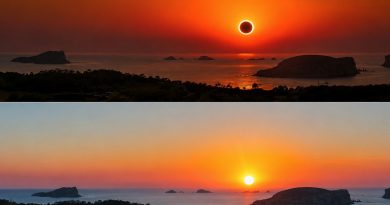 Totale Sonnenfinsternis über Ibiza – LIVE von Cala Comte Totale Sonnenfinsternis über Ibiza – LIVE von Cala Comte